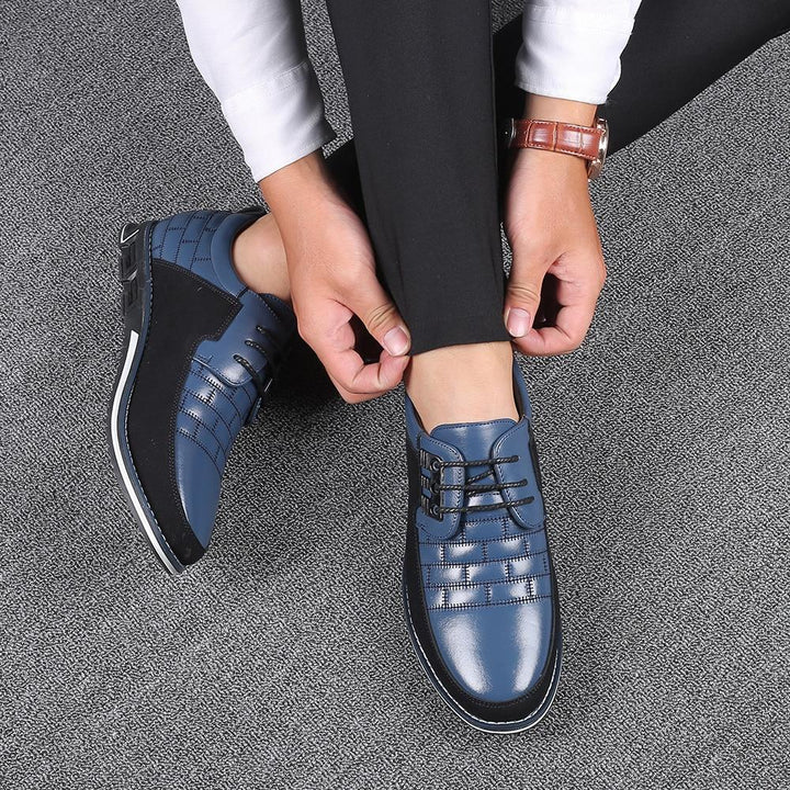 Mens Big Oxfords Leather Shoes