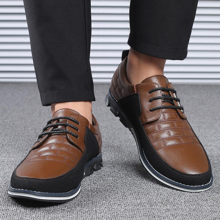 Mens Big Oxfords Leather Shoes
