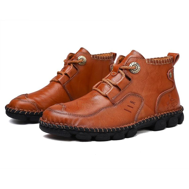 Classic Genuine Leather Men Shoes Plus Size