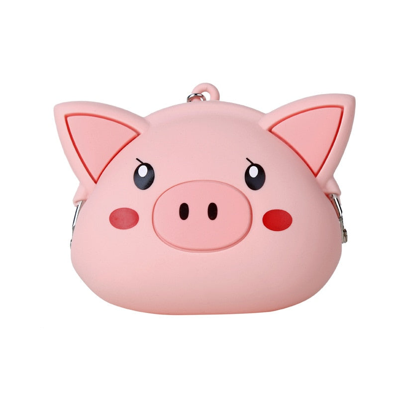 Kawaii Pink Pig Soft Wallet