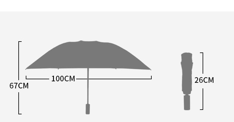Avocado Creative Folding Umbrella