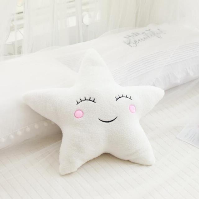 Cute Stars Clouds Kawaii Emoji Faces Plush