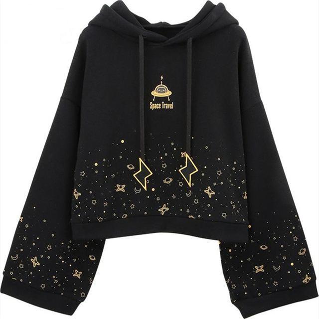 Galaxy and Stars Hoodie