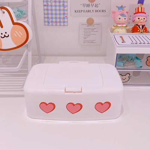 Kawaii Lovely Storage Box with Hearts