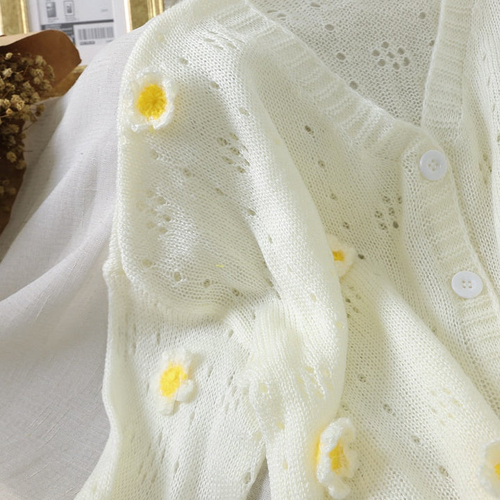 Sweet Daisy Cottagecore Cardigan