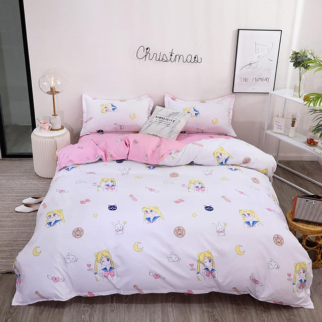 Sailor Moon Bedding Set Duvet Cover