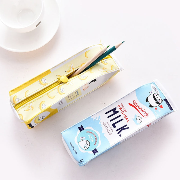 Kawaii Milk box Korea School Pencil Case