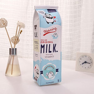 Kawaii Milk box Korea School Pencil Case