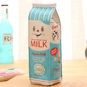 Kawaii Milk box Korea School Pencil Case