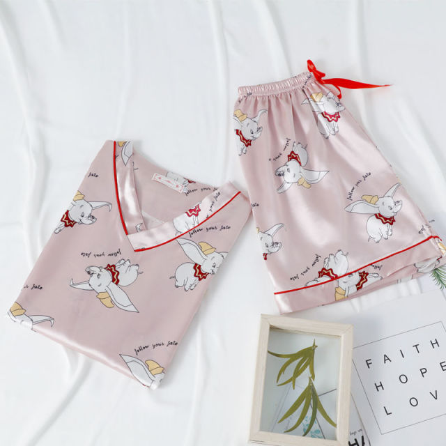 Cute Kawaii Heart print Pajama Set