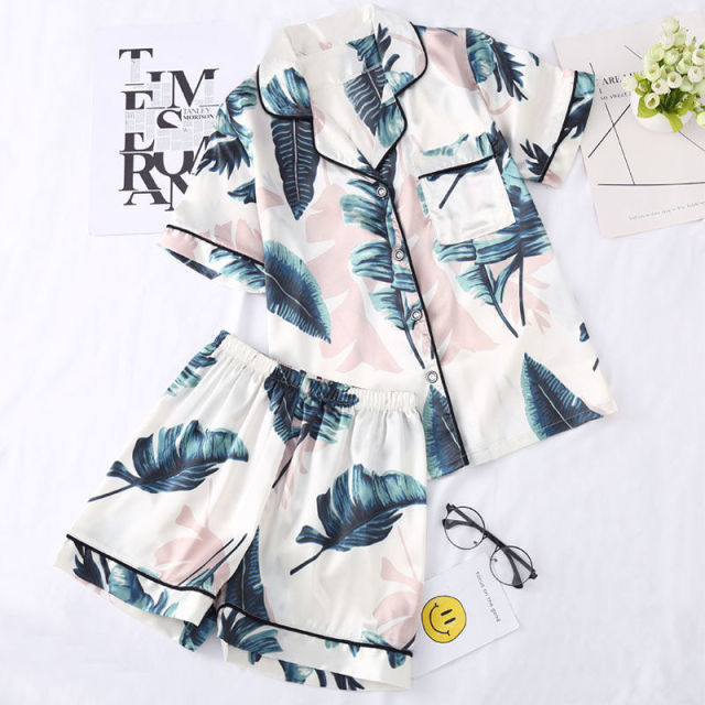 Cute Kawaii Heart print Pajama Set