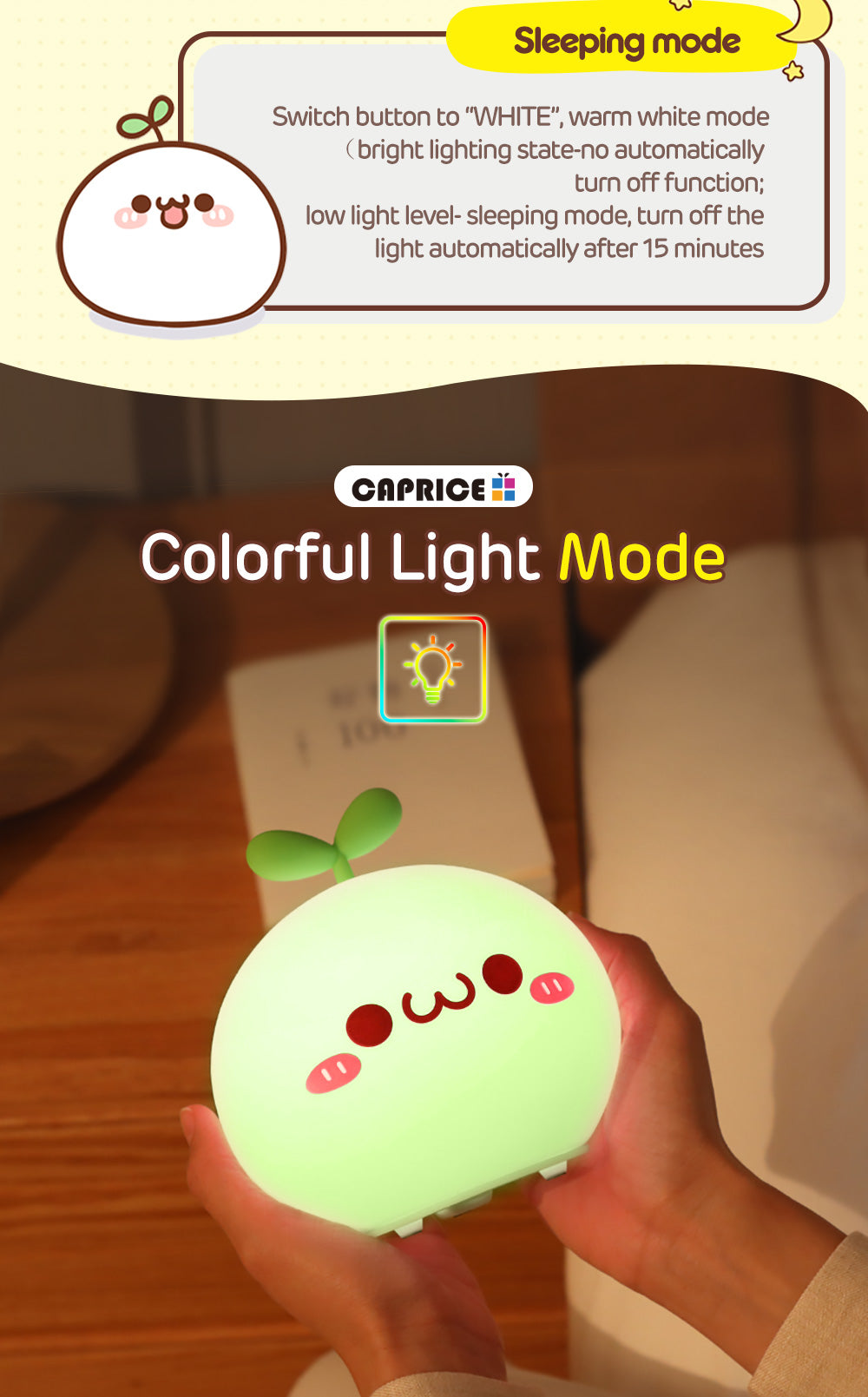 Cute Night Soft Silicon Light Lamp