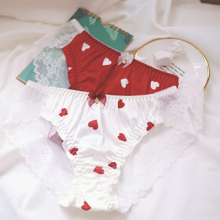 Kawaii Cute Heart Undies