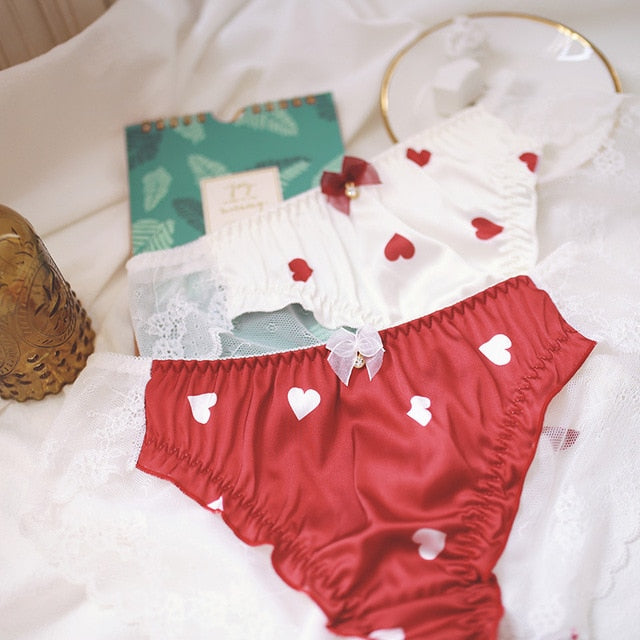 Kawaii Cute Heart Undies