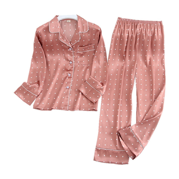 Silk Printing Pyjamas Set