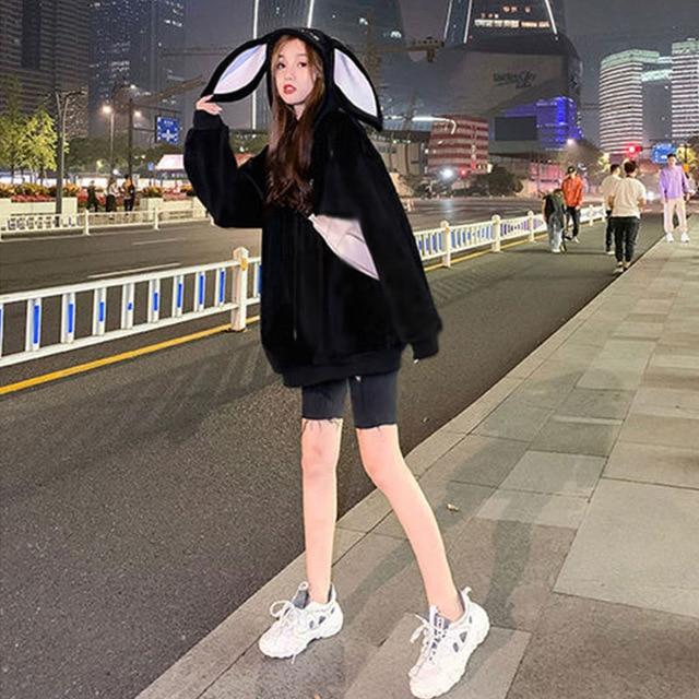 Big Ear Soft Bunny Hoodie