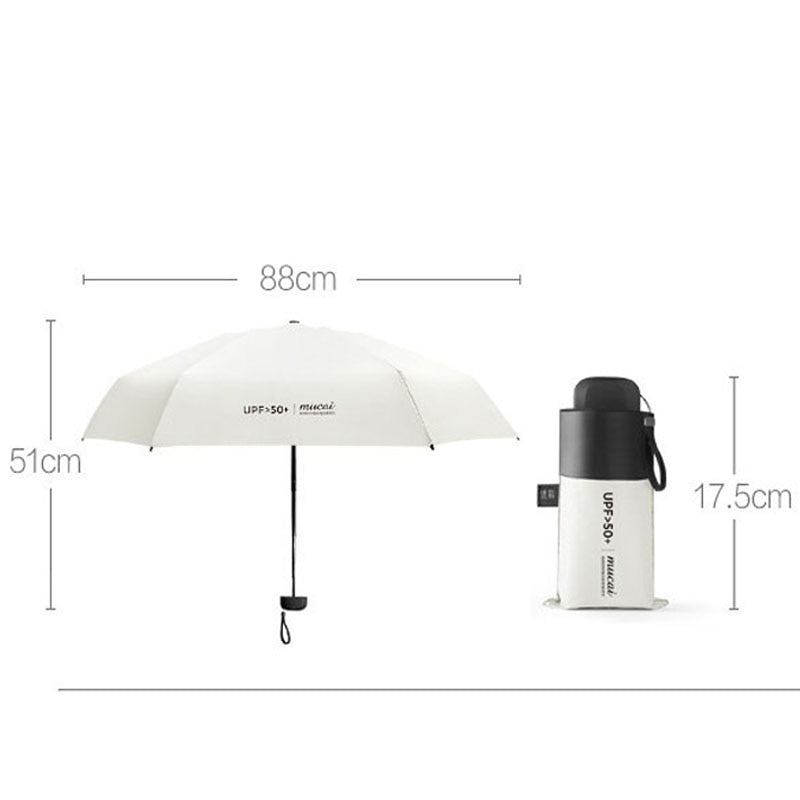 Mini Pocket Anti UV Paraguas Umbrella