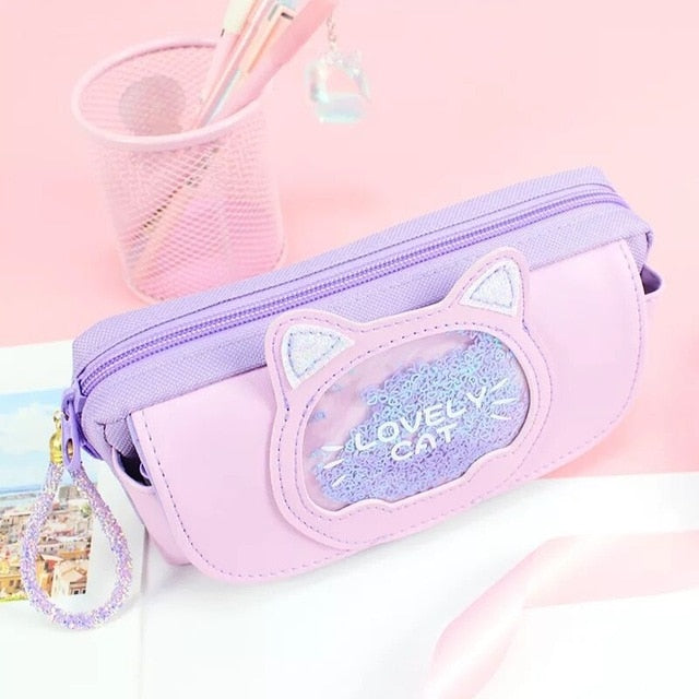 Cute Cat School Pencil Case
