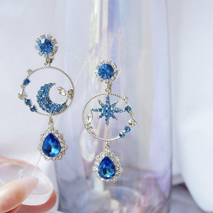 Star and Moon Earrings, Gift for Her