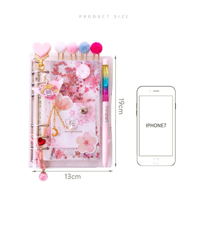 Kawaii Cherry Blossoms Diary Notebook Gift