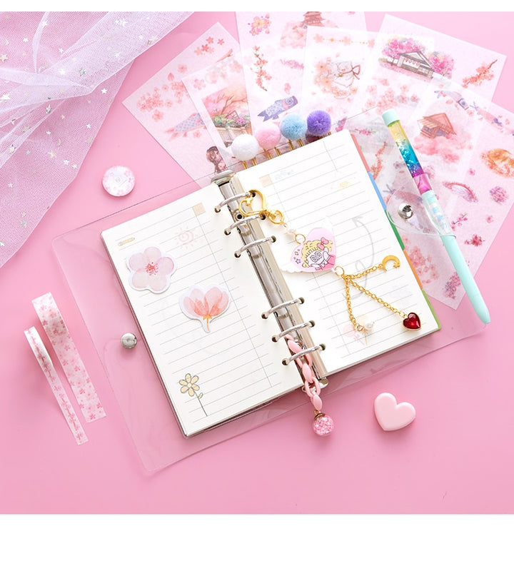 Kawaii Cherry Blossoms Diary Notebook Gift