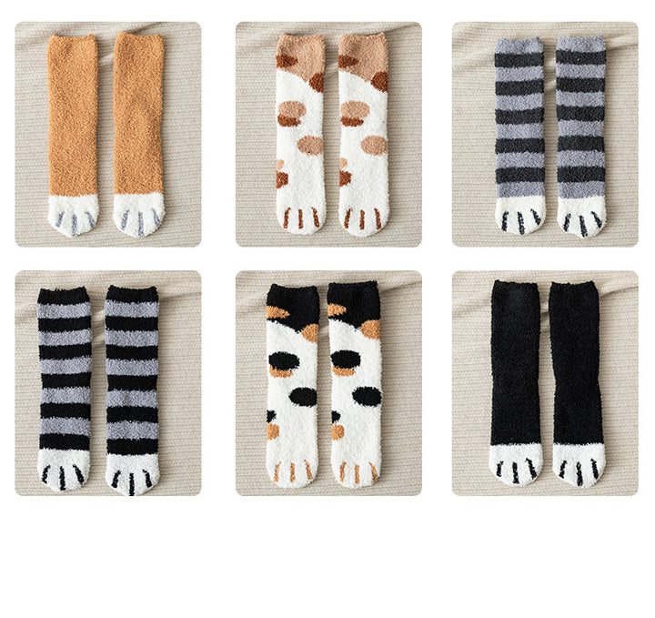 Funny Cute Style Cat Paw Socks