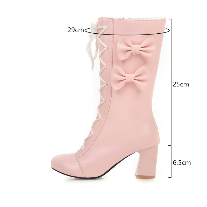 Princess Lolita Cute Party High Heels Boots