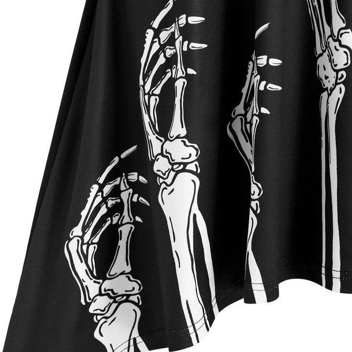 Women Gothic Dress Halter Retro Steampunk Sleeveless Dress