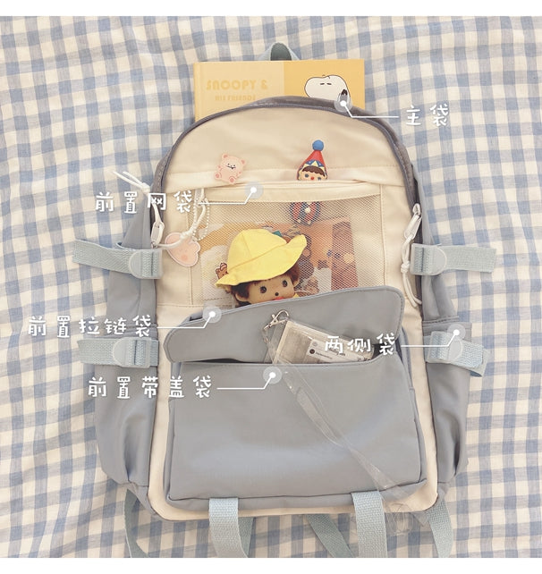 Korean Harajuku School Student Backpack