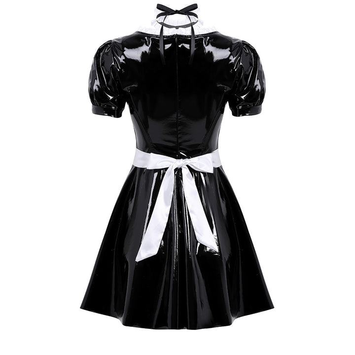 Maid Fancy Patent Leather Dress