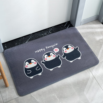 Lovely Shiba Inu Dog Penguin Carpet