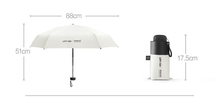 Mini Pocket Anti UV Paraguas Umbrella
