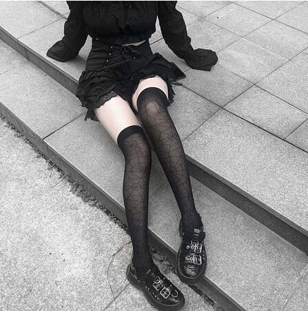 Gothic Harajuku Bow Stockings