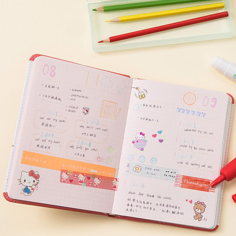 Kawaii Reduced Pressure Diary PU Leather Notebook