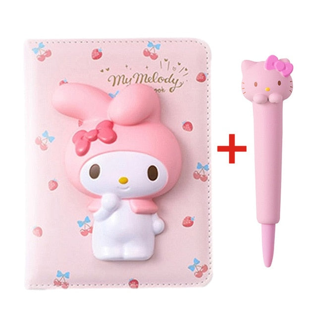 Kawaii Reduced Pressure Diary PU Leather Notebook