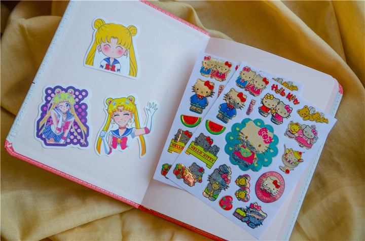 Kawaii Reduced Pressure Diary PU Leather Notebook