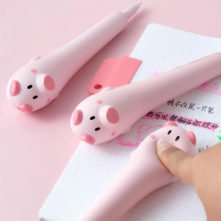Pink Pig Pressure Relief Gel Pen