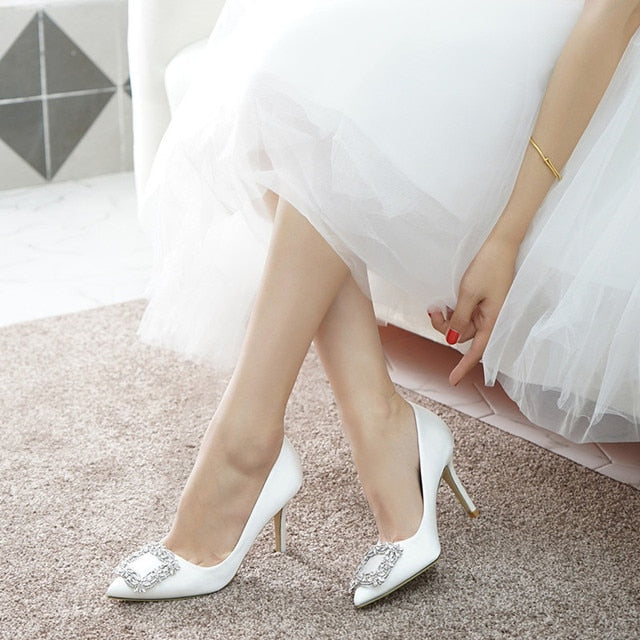 Wedding Shoes for Bride High Heel Bridal Shoes