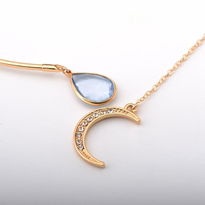 Moonlit Rain Fairy Cottage Choker