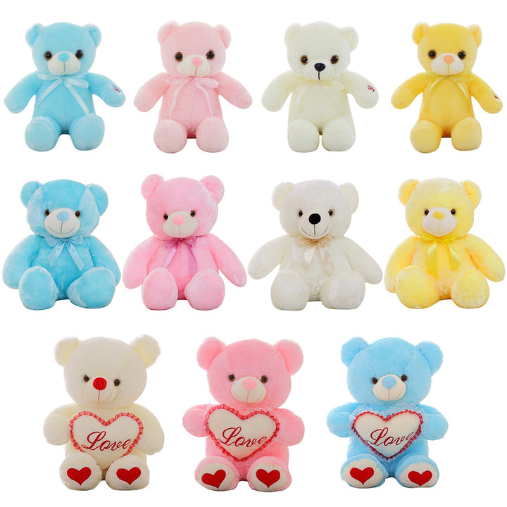 Colorful Glowing Teddy Bear Plush Toy