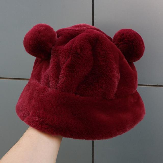 Kawaii Bear Ears Bucket Hat