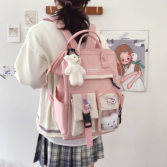Kawaii Candy Colors Backpacks