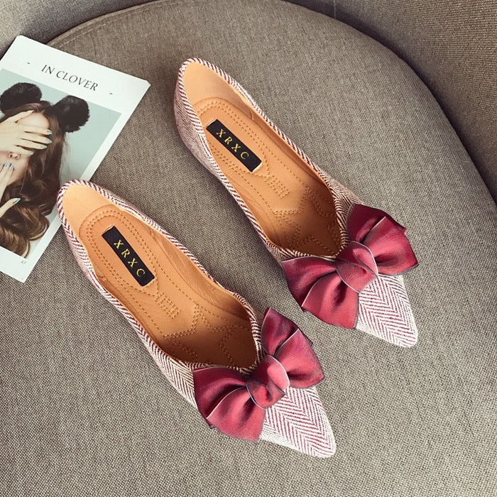 Pointed Toe Sweet Soft Sole Flat Shoes