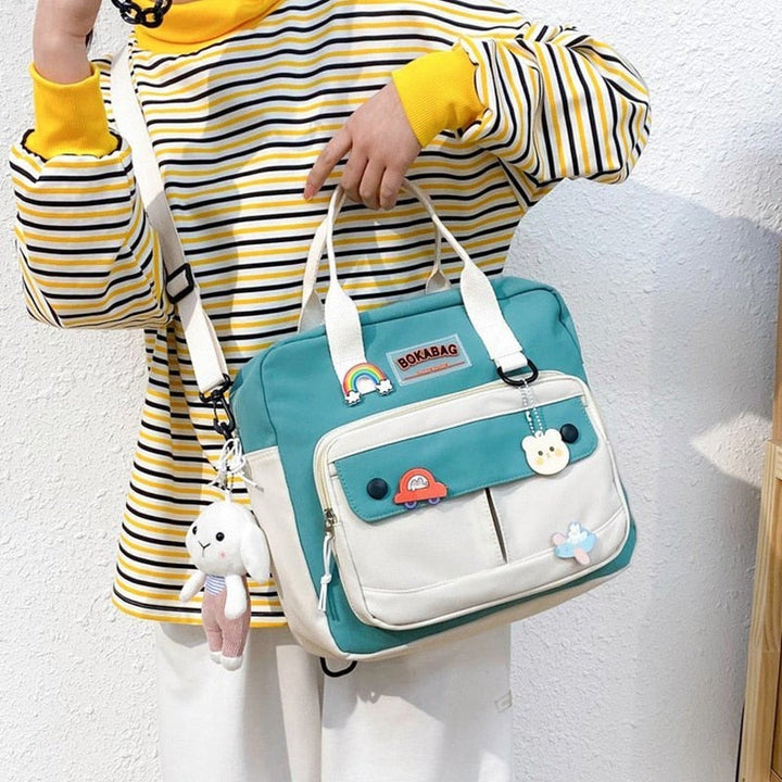 Preppy Style Small Cute Rabbit Backpack Girls Schoolbag