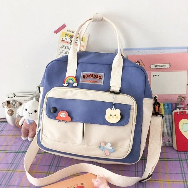 Preppy Style Small Cute Rabbit Backpack Girls Schoolbag