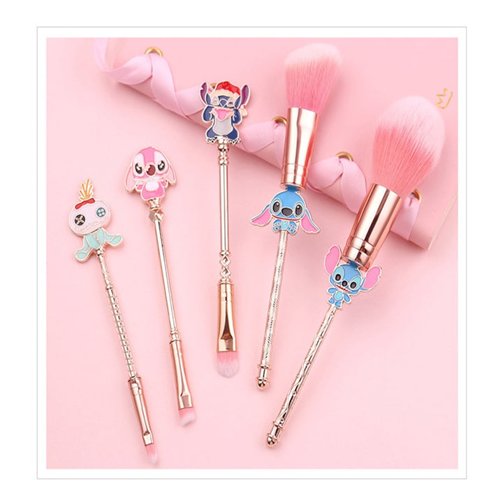 Kawaii Stitch Makeup Brushes Tool Set