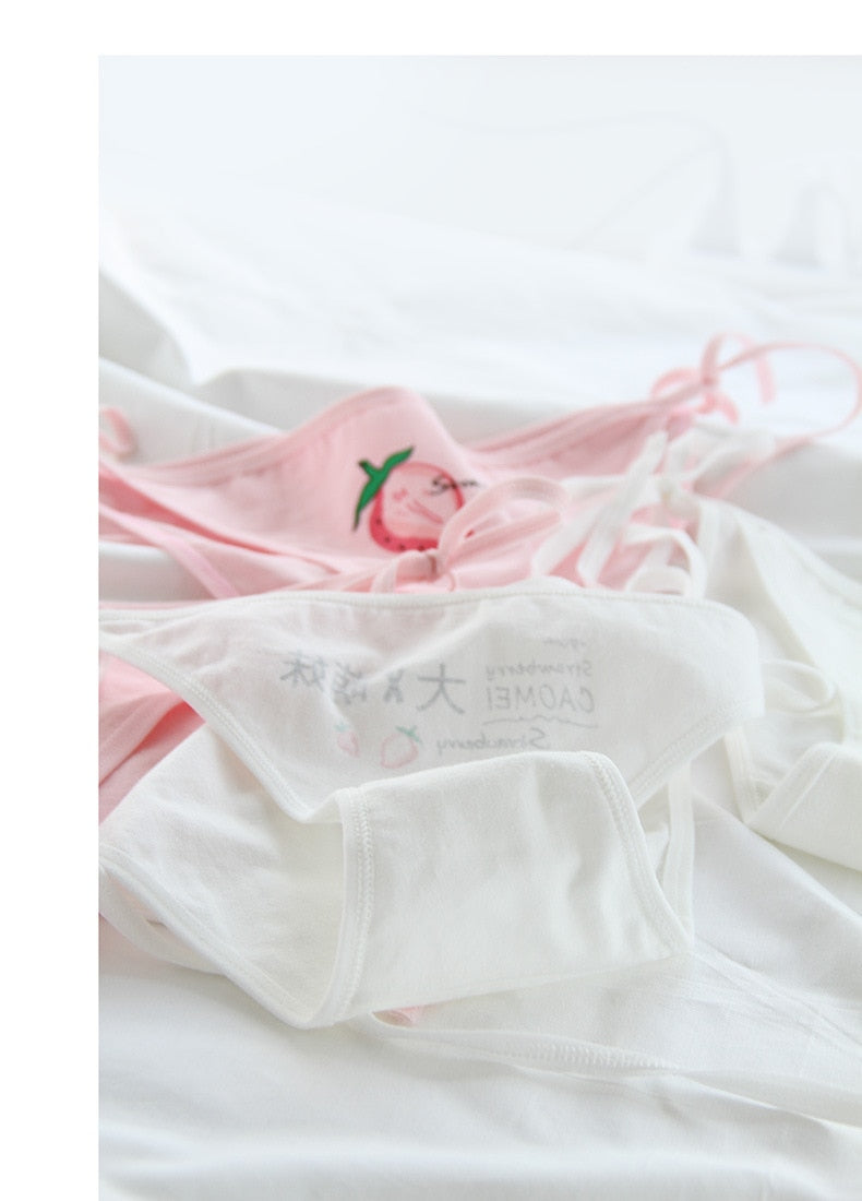 Lolita Pink Strawberry Panties