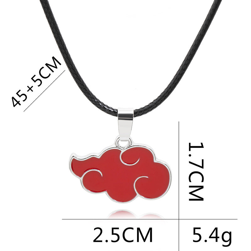 Red Cloud Pendant Necklace