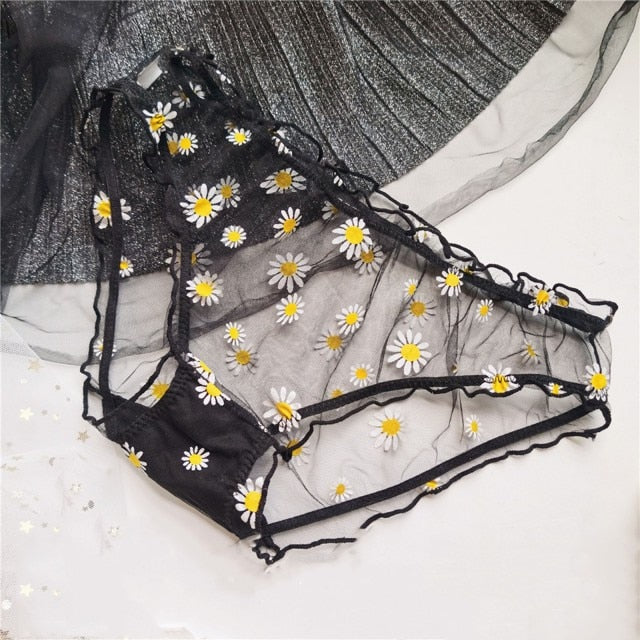 Daisy Cute Mesh Panties