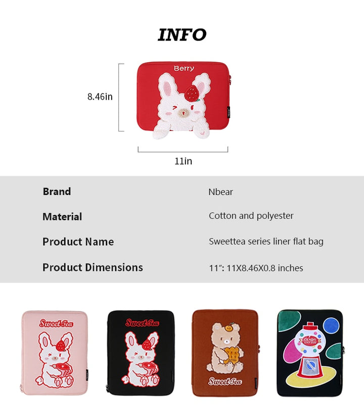 Cartoon Cute Creative Tablet Protective Bag